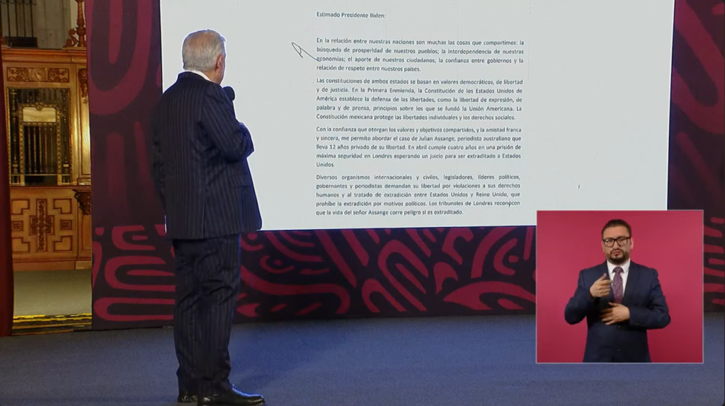 Carta de AMLO a Joe Biden.